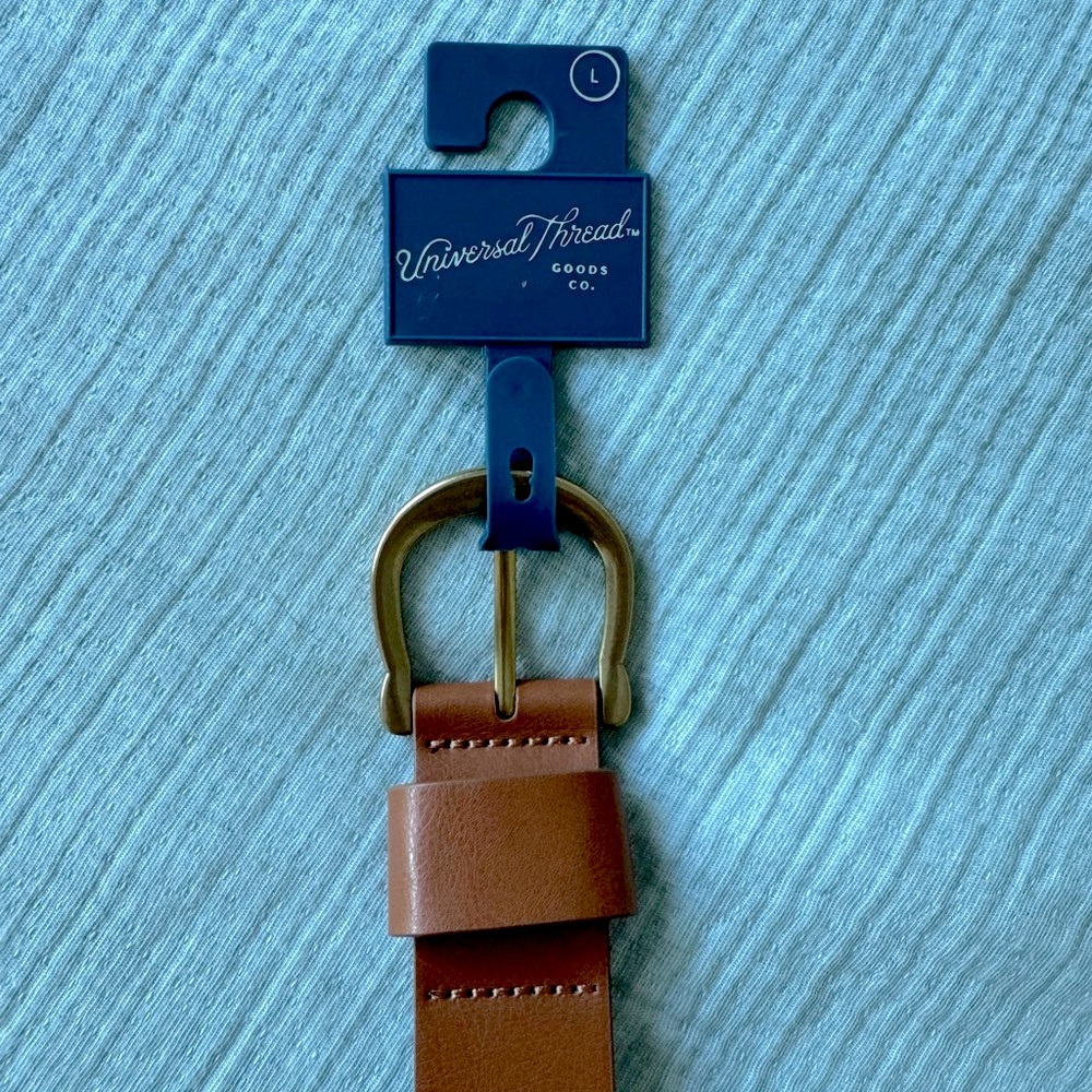 NWT Brown Belt Gold Buckle
